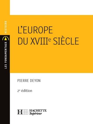 cover image of L'Europe du XVIIIe siècle
